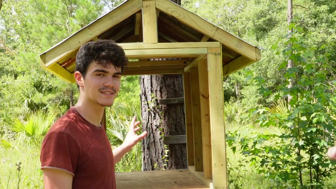 I Built A Hanging Treehouse
