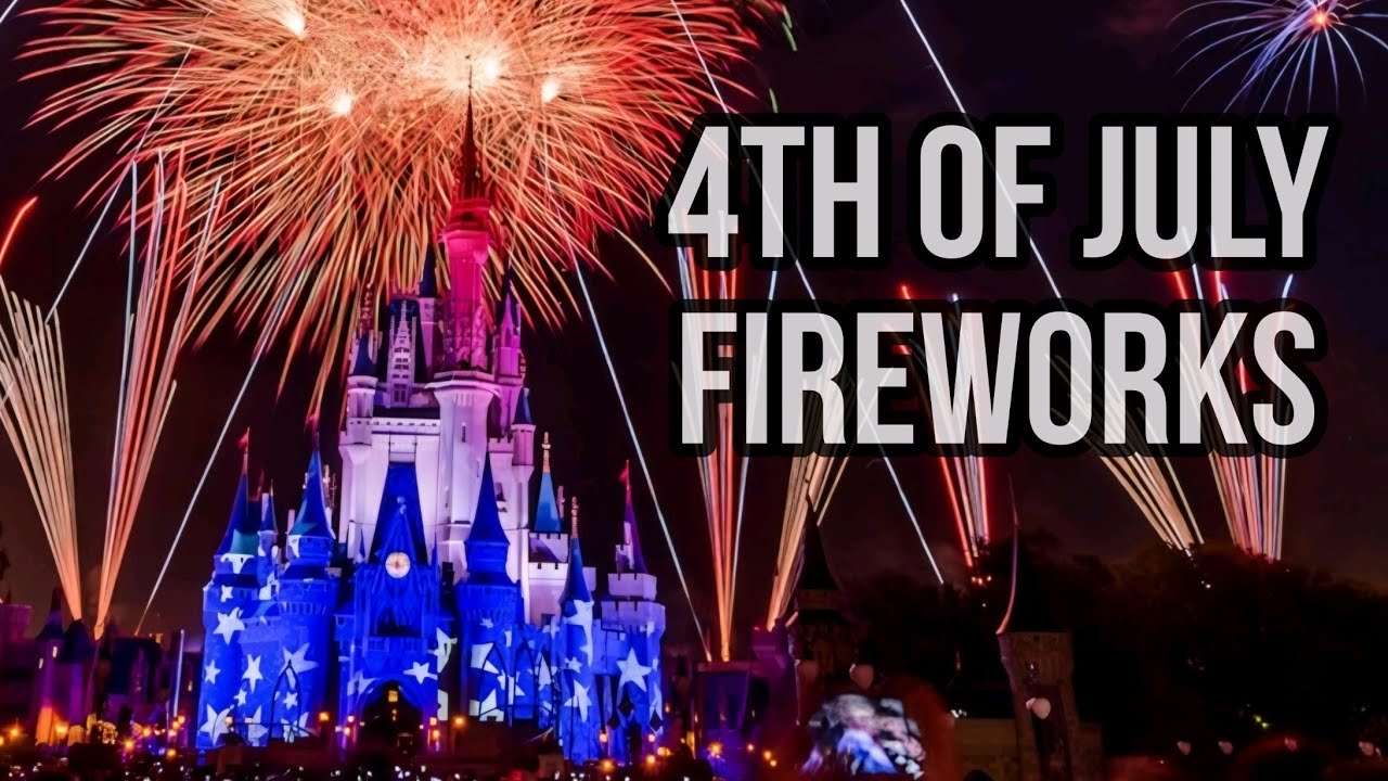 4th of July Fireworks Show ✨ DISNEY WORLD July 4th Fireworks Show 💥 Happy 4th of July LOOP