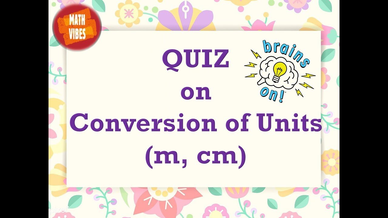 Quiz on conversion of units//converting m to cm//metric system #quiz #quiztime #metre #cm @MATHVIBES