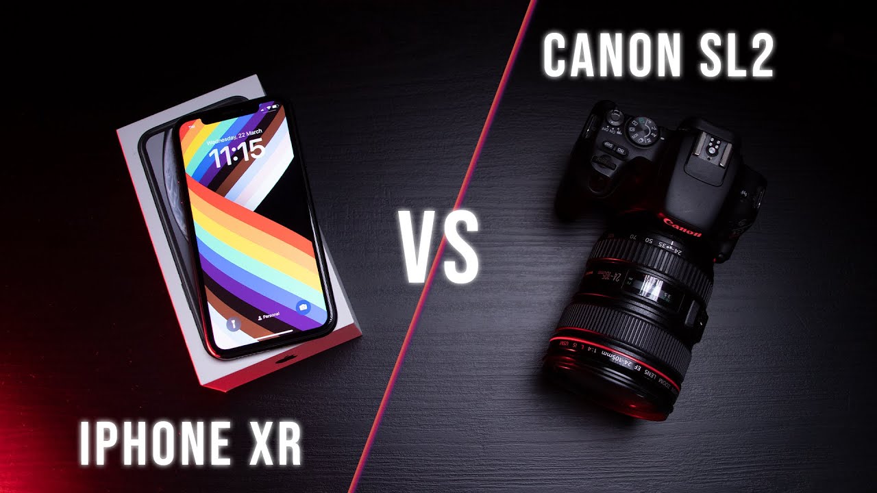 Canon SL2 VS iPhone XR - Qual é o melhor para vídeos e fotos?