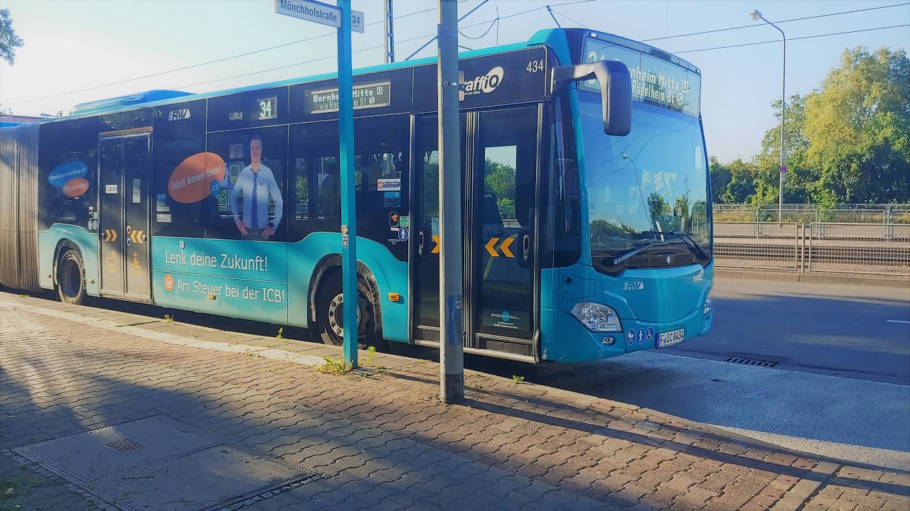 Frankfurter Buslinie 34 ab Mönchhofsstraße