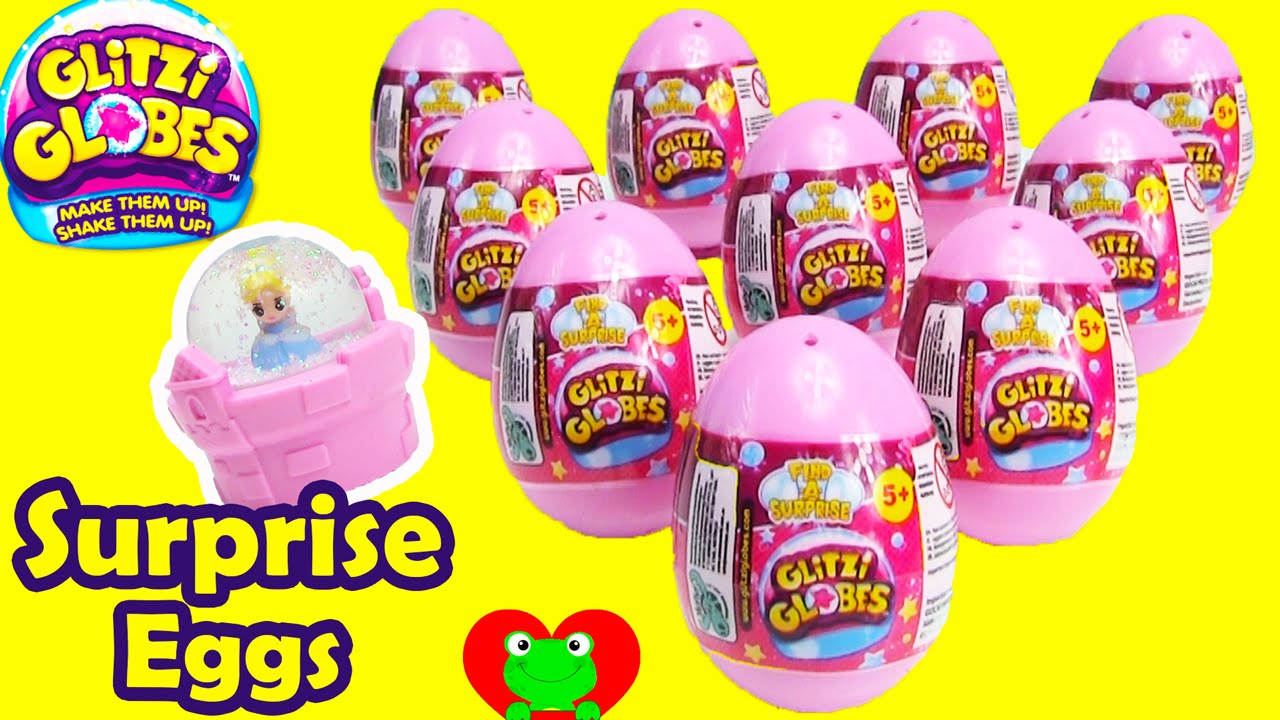 Glitzi Globe Surprise Eggs Cinderella Belle Fairies