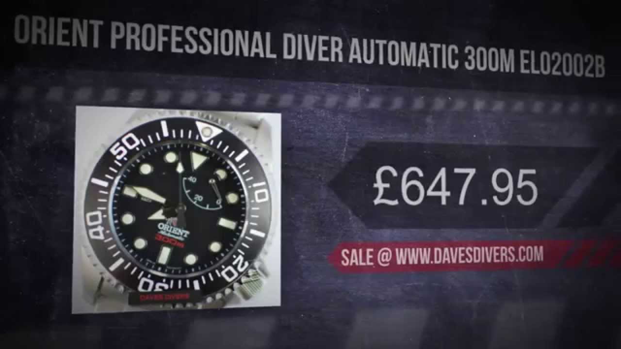 ORIENT PROFESSIONAL DIVER AUTOMATIC 300M EL02002B