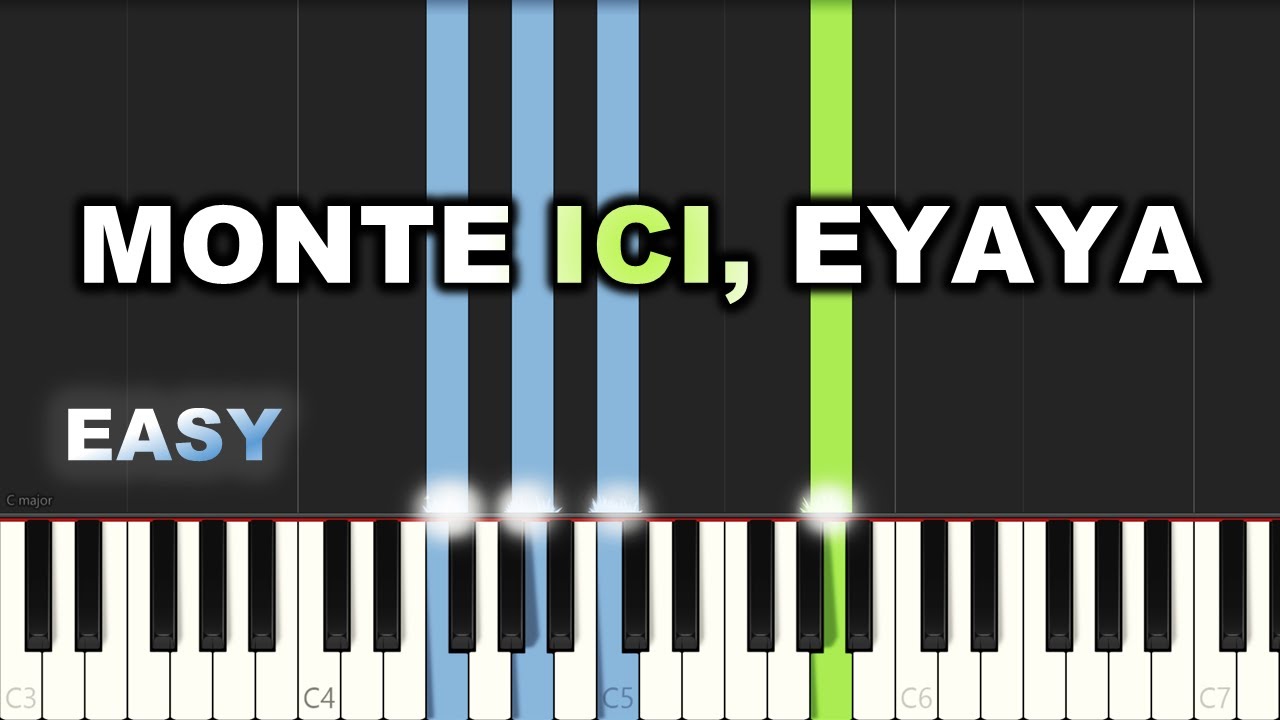 Daniel Banam - Monte Ici, Eyaya | EASY PIANO TUTORIAL BY Extreme Midi