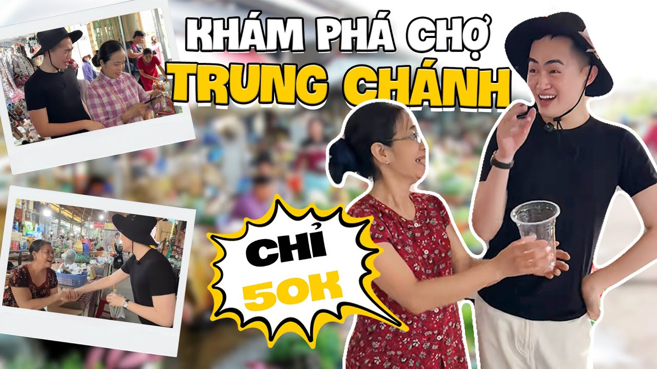 Tina Đi Chợ: 50K Quậy Banh Nóc Chợ Trung Chánh Quá Xá Dui | Tina Thảo Thi