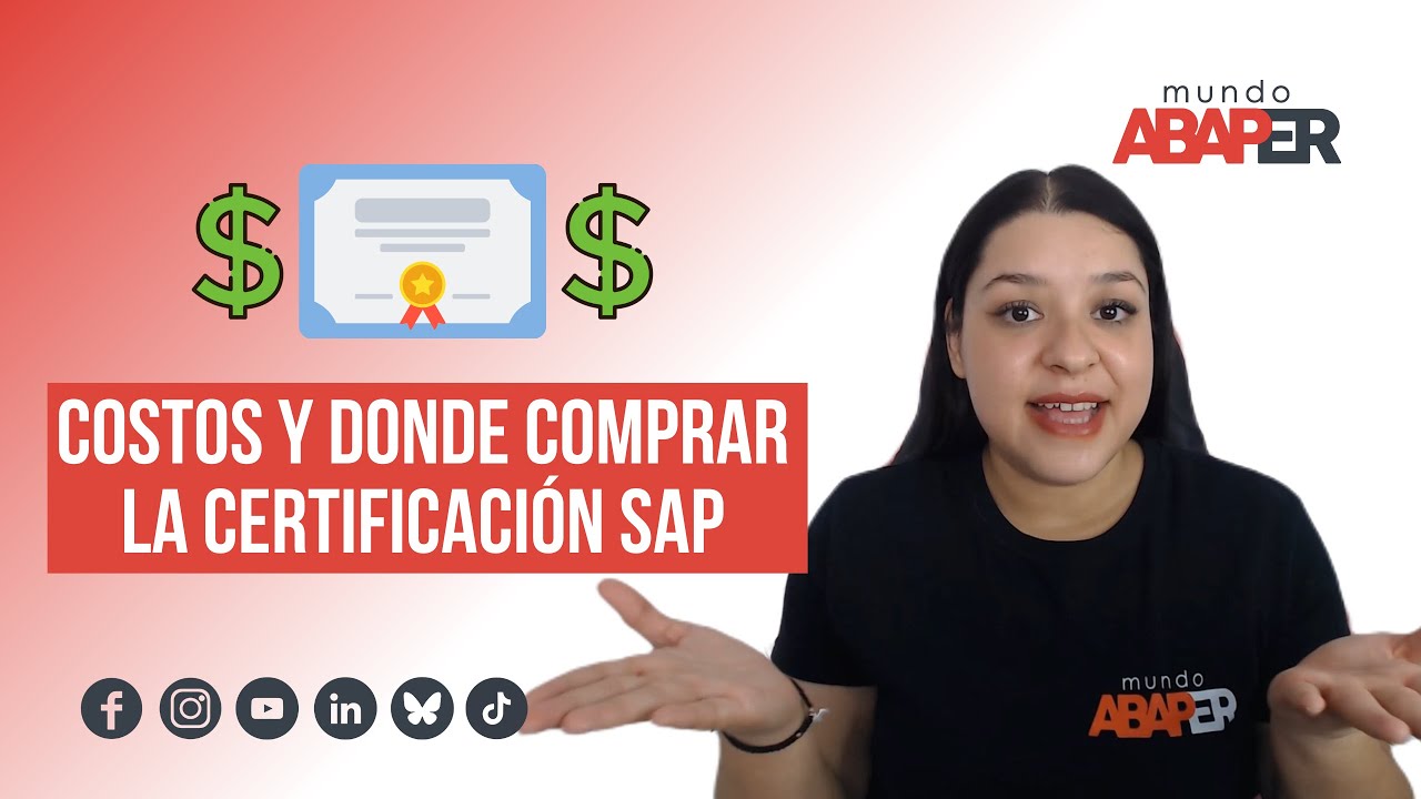 7. Cert SAP ¿Cuánto cuestan las certificaciones en SAP? - Mundo Abaper - Sandra Solís