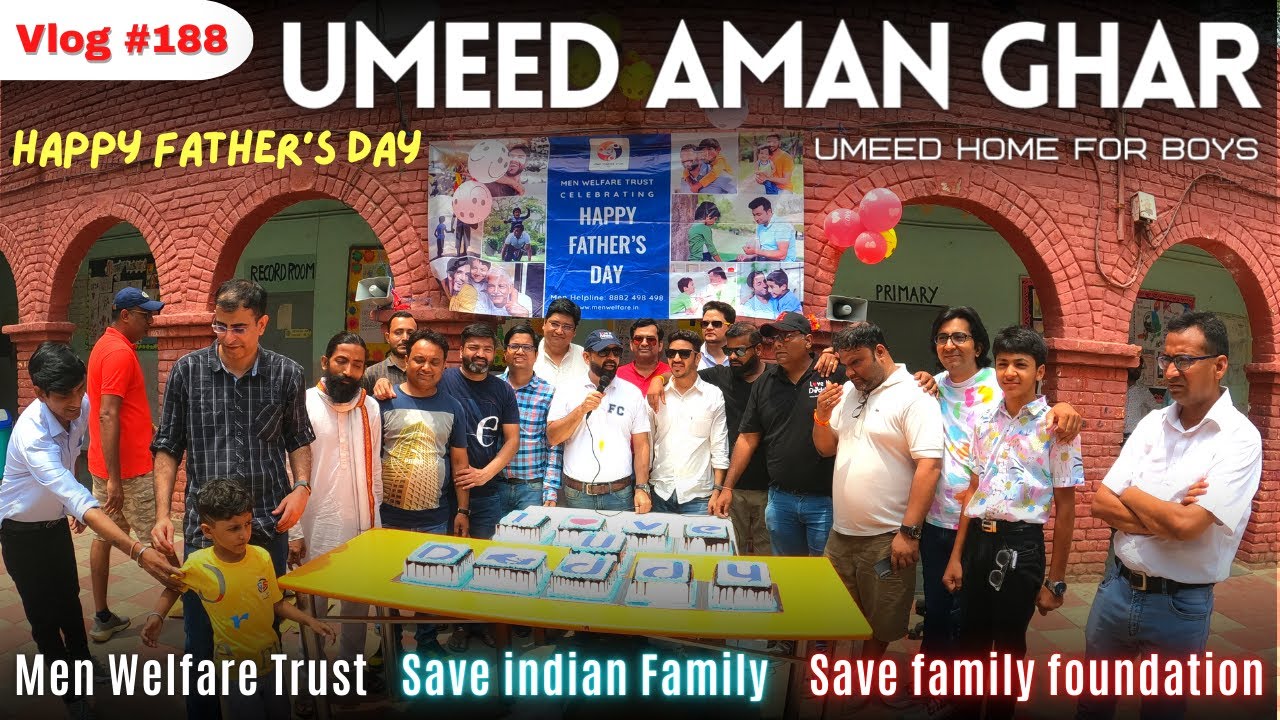 Boys NGO में बनाया #fathersday | Umeed Aman Ghar | Umeed Home For Boys | Men Welfare Trust | Games