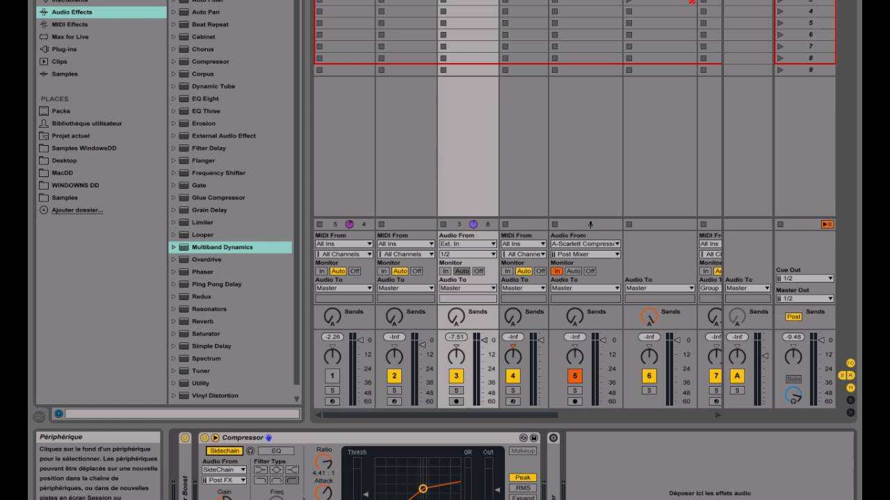 Tout sur Ableton - Le Sidechain dans Ableton Live 9                [Tuto]
