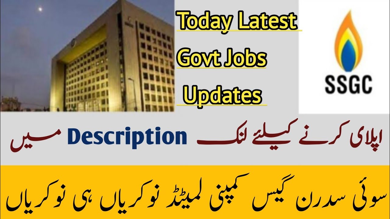 Today Latest Sui Gas Jobs 2025 - SSGC Jobs apply Online #viral #viralvideo