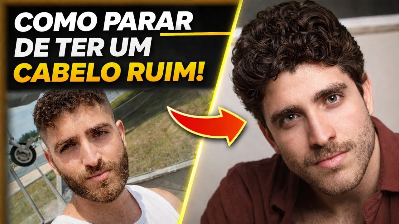 Como parar de ter um cabelo RUIM e ter um cabelo bom ( 5 passos simples ) 