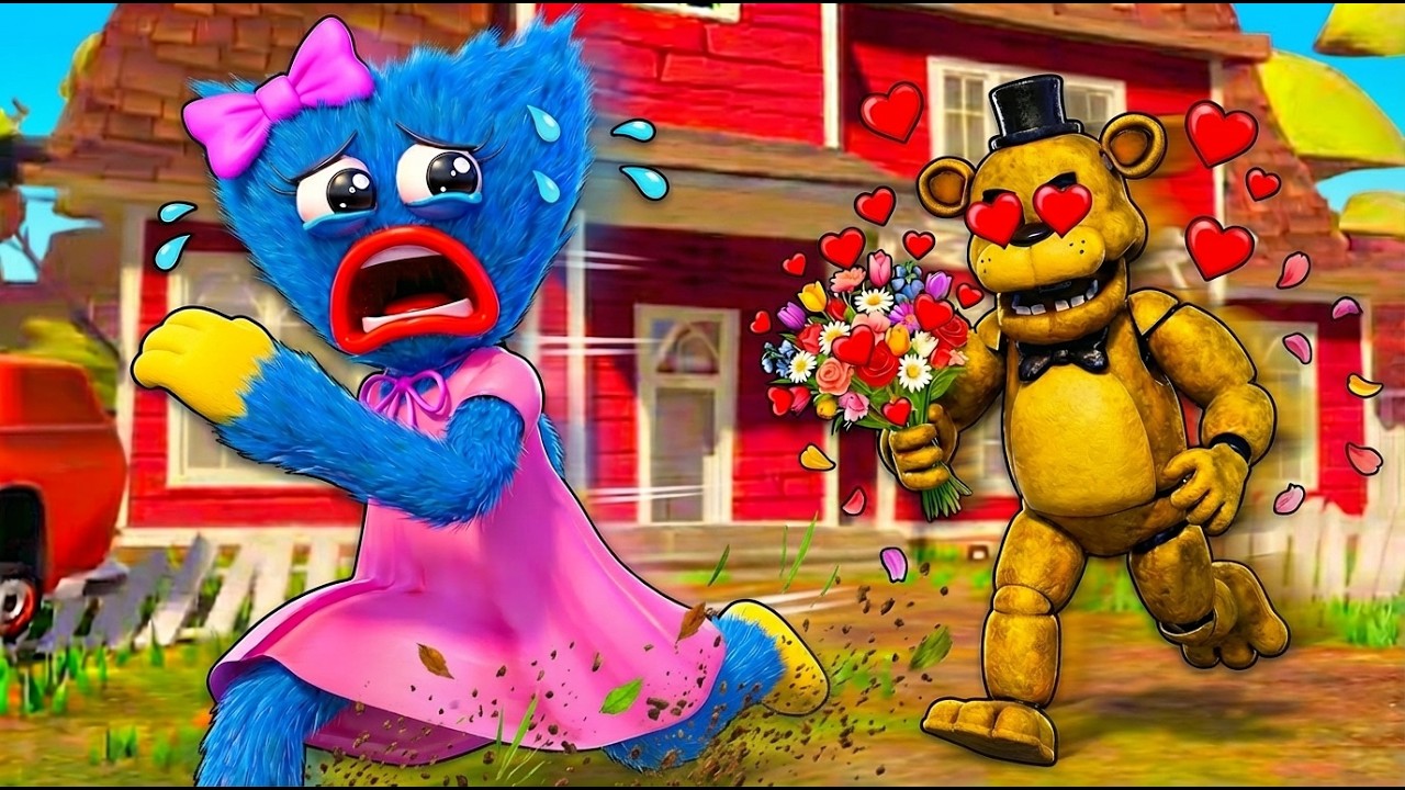 Golden Freddy Is In Love With Me in Hello Neighbor?! 💔