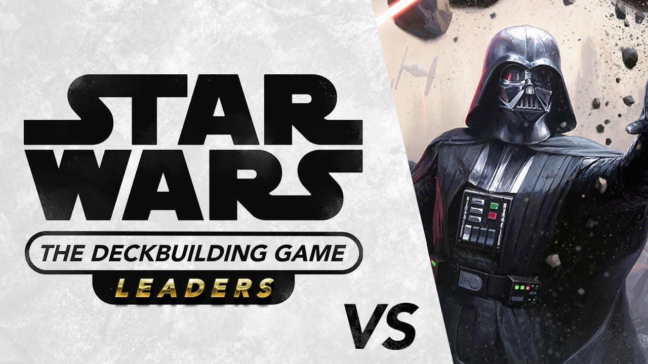 Solo Playthrough VS Vader | Star Wars Deckbuilding Game - Leaders