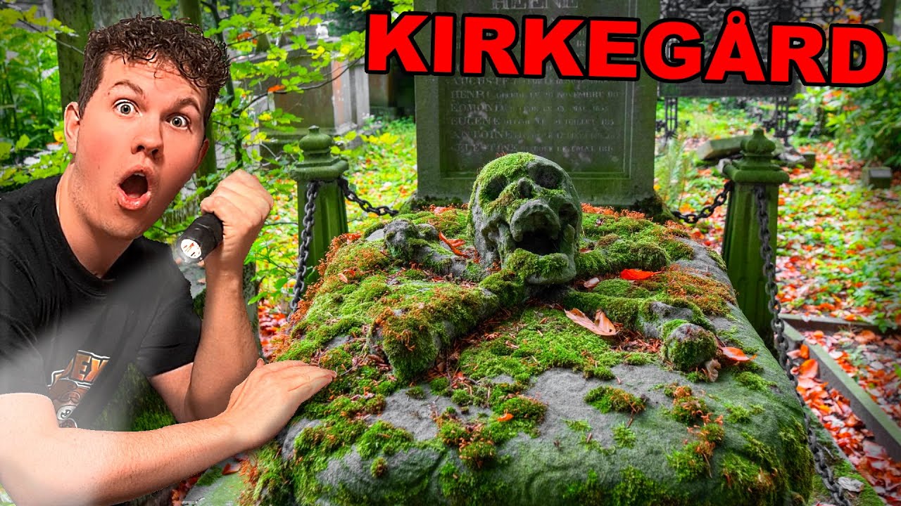 Jeg Udforsker En Forladt Kirkeg&aring;rd!