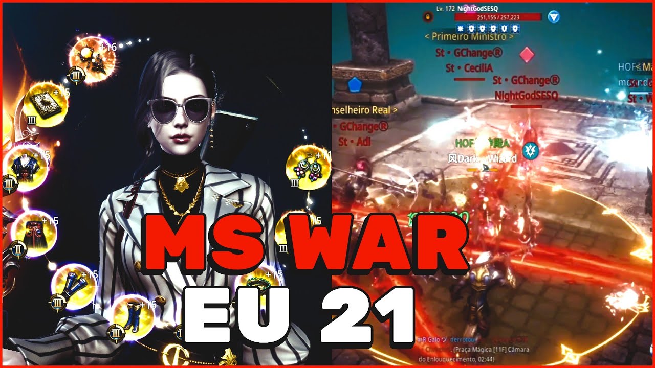 Тёмный Волшебник PT против Ночного Бога SESQ PT на EU21 MS WAR | TOP1 DARKIST POV Тёмный Волшебни...
