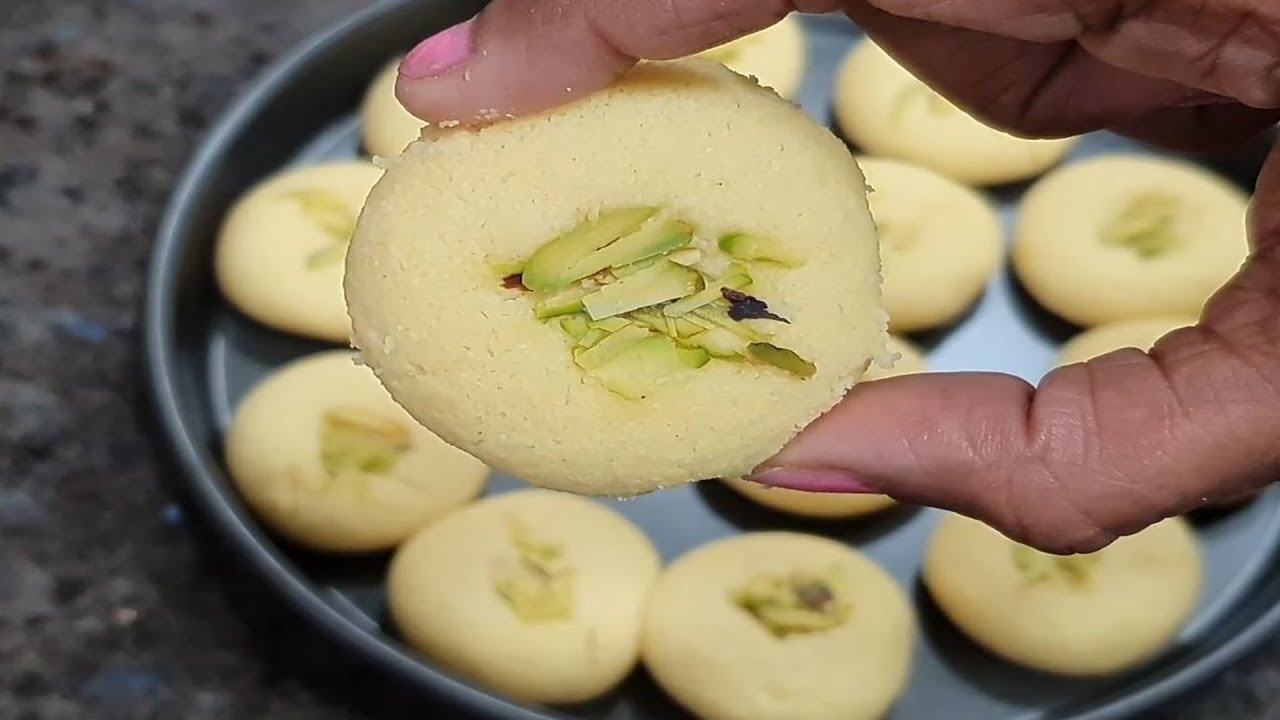 बिना ओवनके बेकरी जैसी नानखटाई  Nankhatai Recipe Without Oven  Nankhatai Recipe  Eggless Cookies