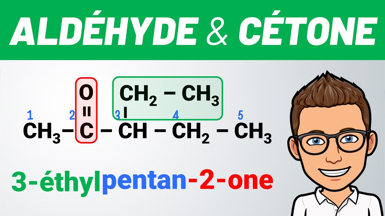 Nomenclature des ALDÉHYDES et des CÉTONES ✅ Chimie organique