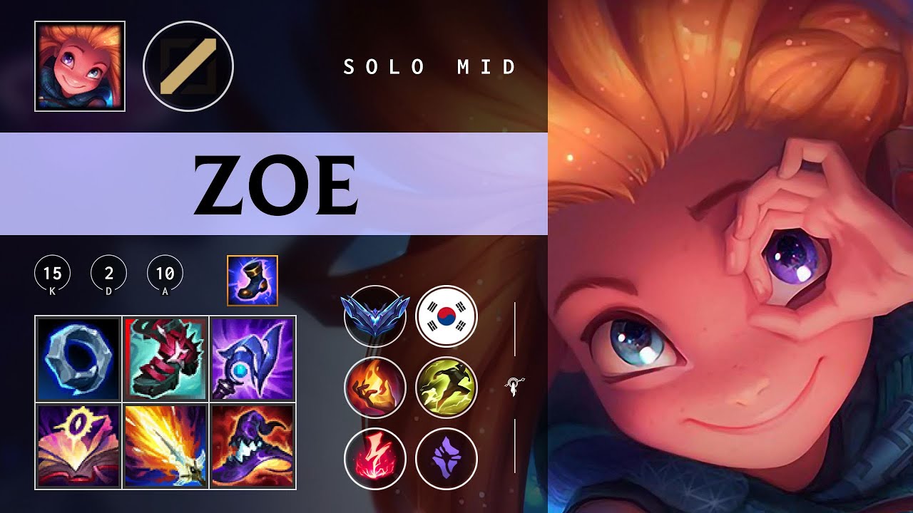 Zoe Mid vs Yasuo - KR Diamond Patch 26.02