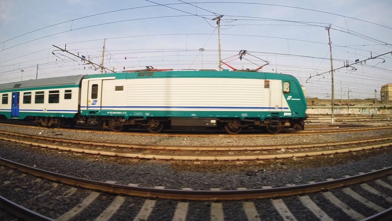 Rome Terminal to Fiumicino Airport: Full Ride on the Leonardo Express - GoPro Hero 3+