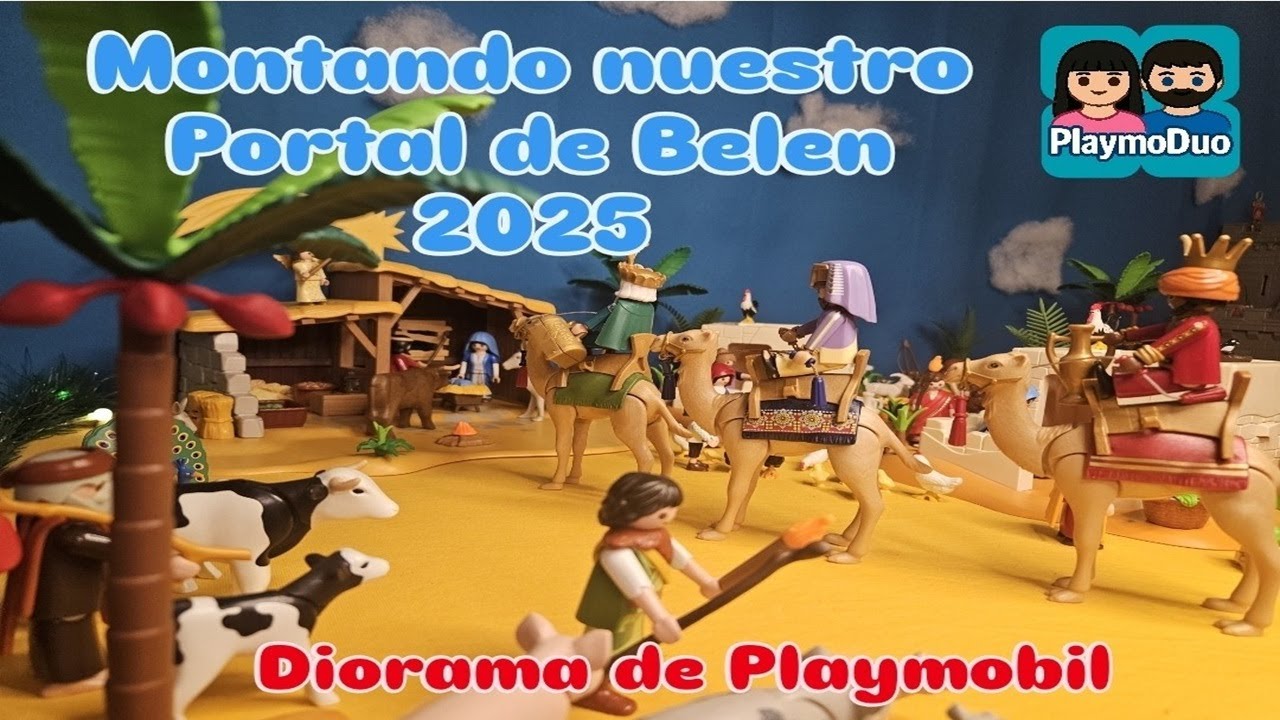 🎄 Belén Playmobil 2025: Montaje paso a paso + ¡Diorama iluminado! 😍