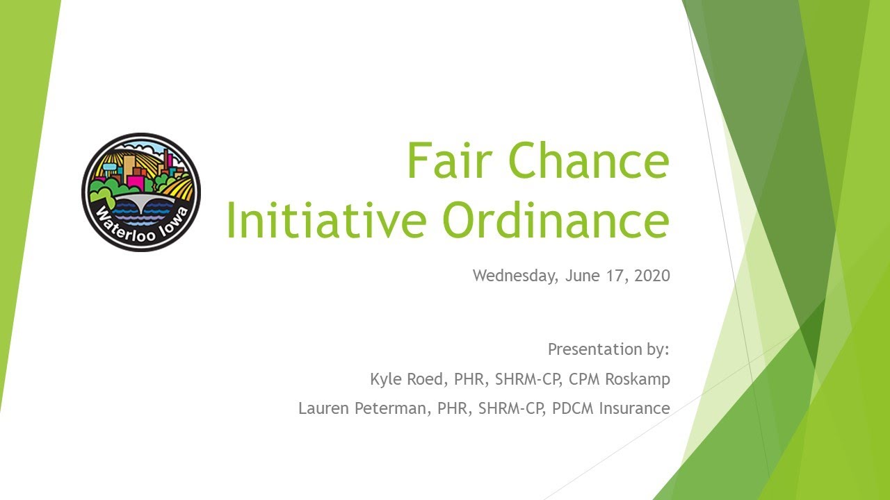 Fair Chance Initiative Ordinance