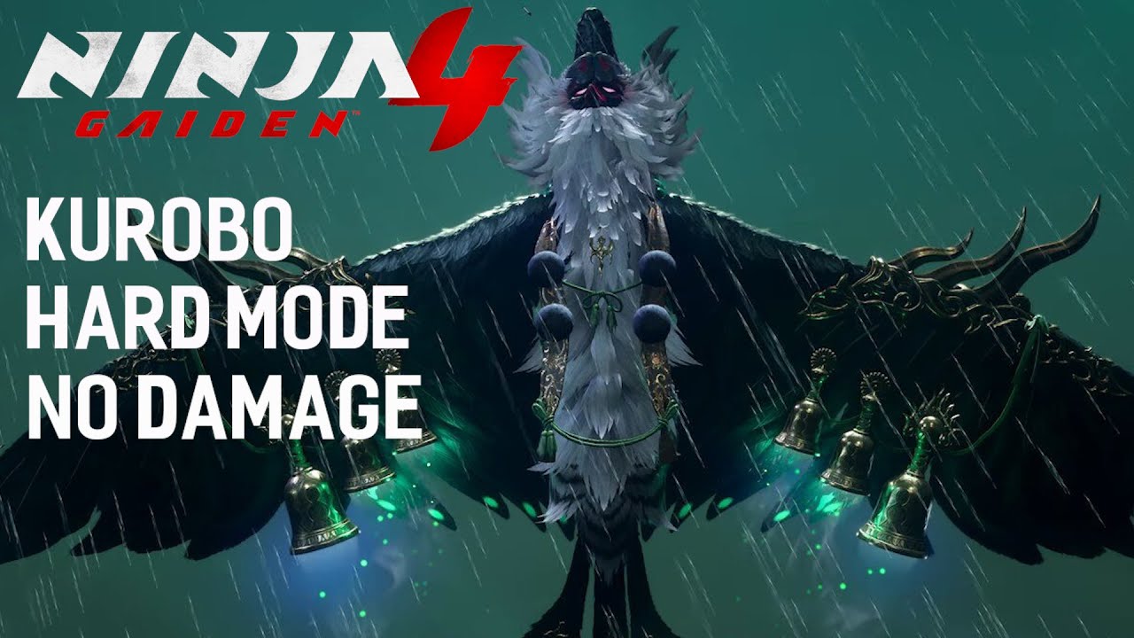 Kurobo: No Damage Boss Fight HARD Mode - NINJA GAIDEN 4