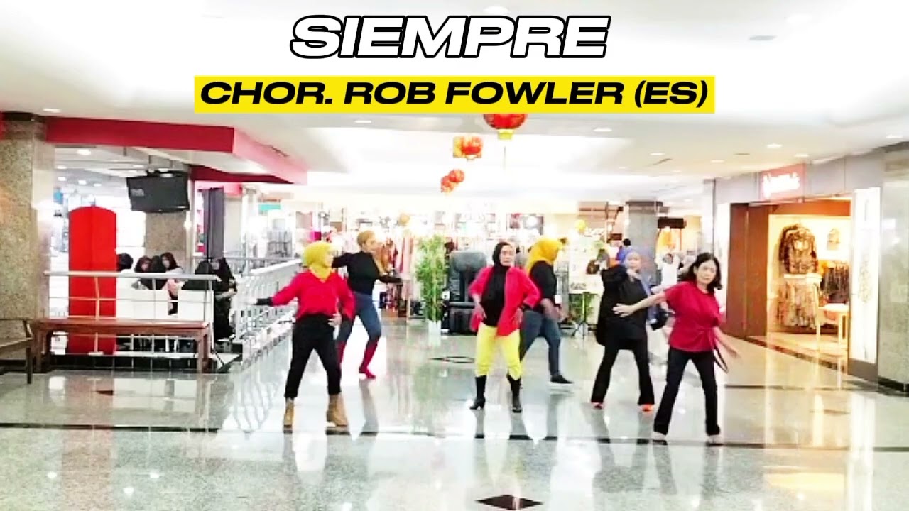 Siempre | Line Dance | Demo | Chor. @Rob Fowler (ES)
