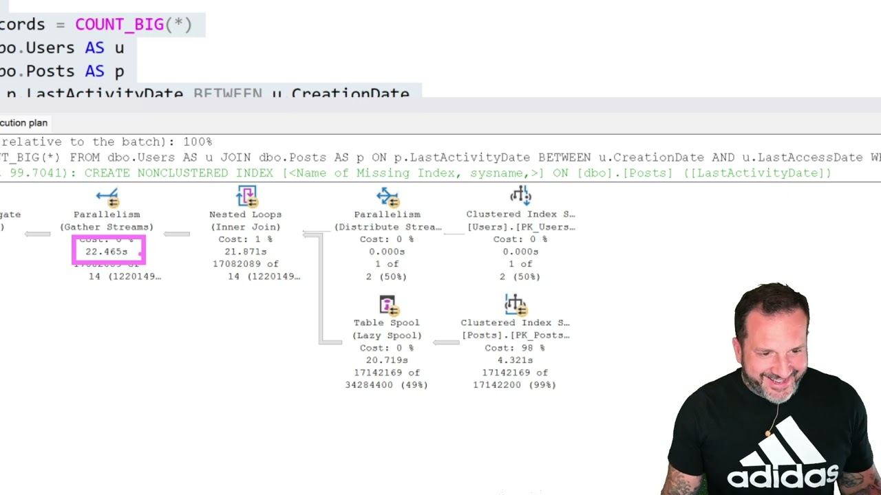 SQL Server Performance Problems When Joins Have No Equality Predicate