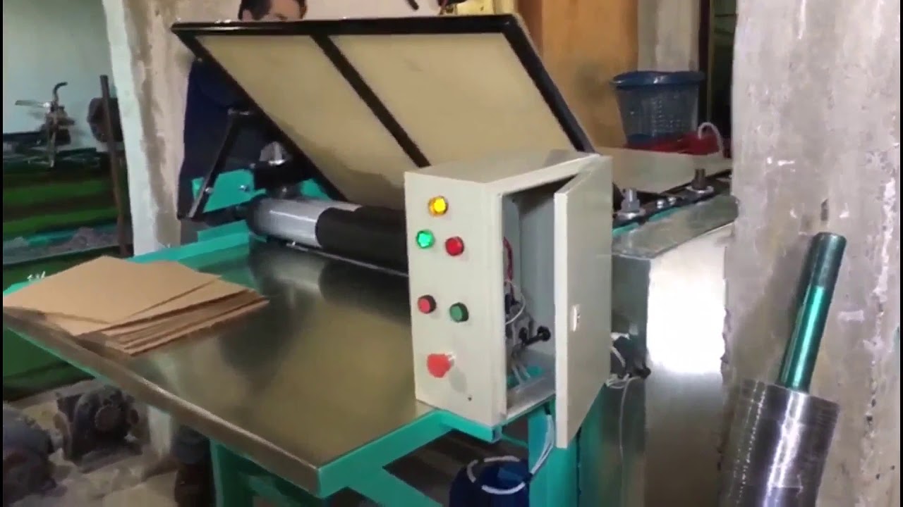 Maquina empalmadora de caple a carton
