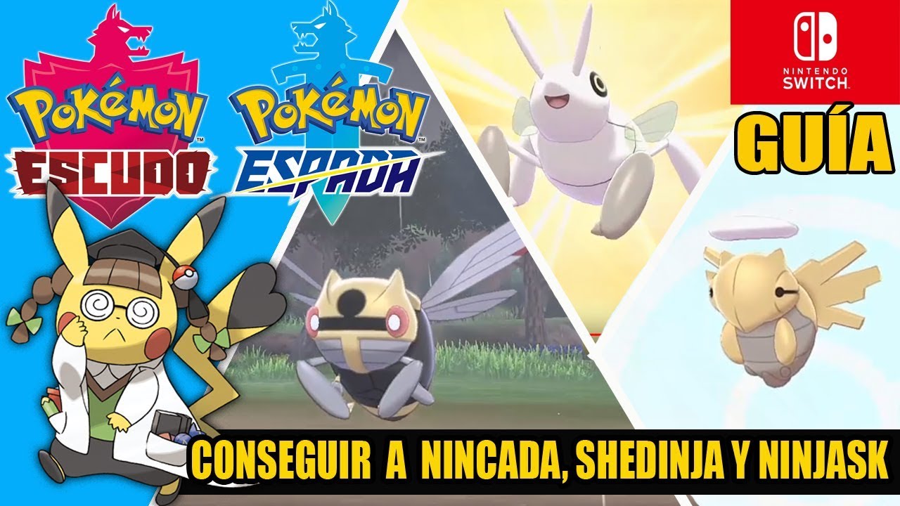 Cómo conseguir a NINCADA, SHEDINJA Y NINJASK  en POKÉMON ESPADA Y ESCUDO