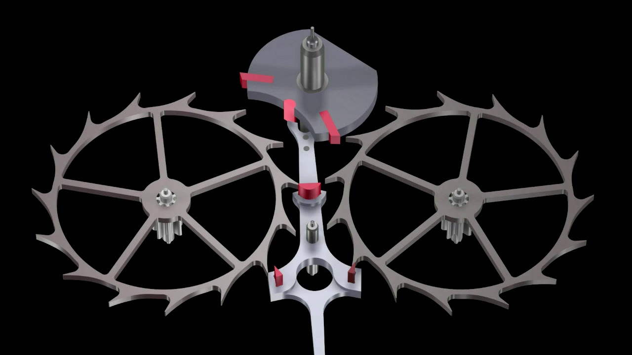 Charles Frodsham Animation   Double Impulse Escapement