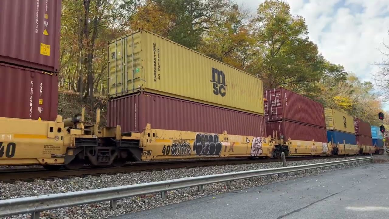 Trains Along The CSX Metropoltian Sub in Fall