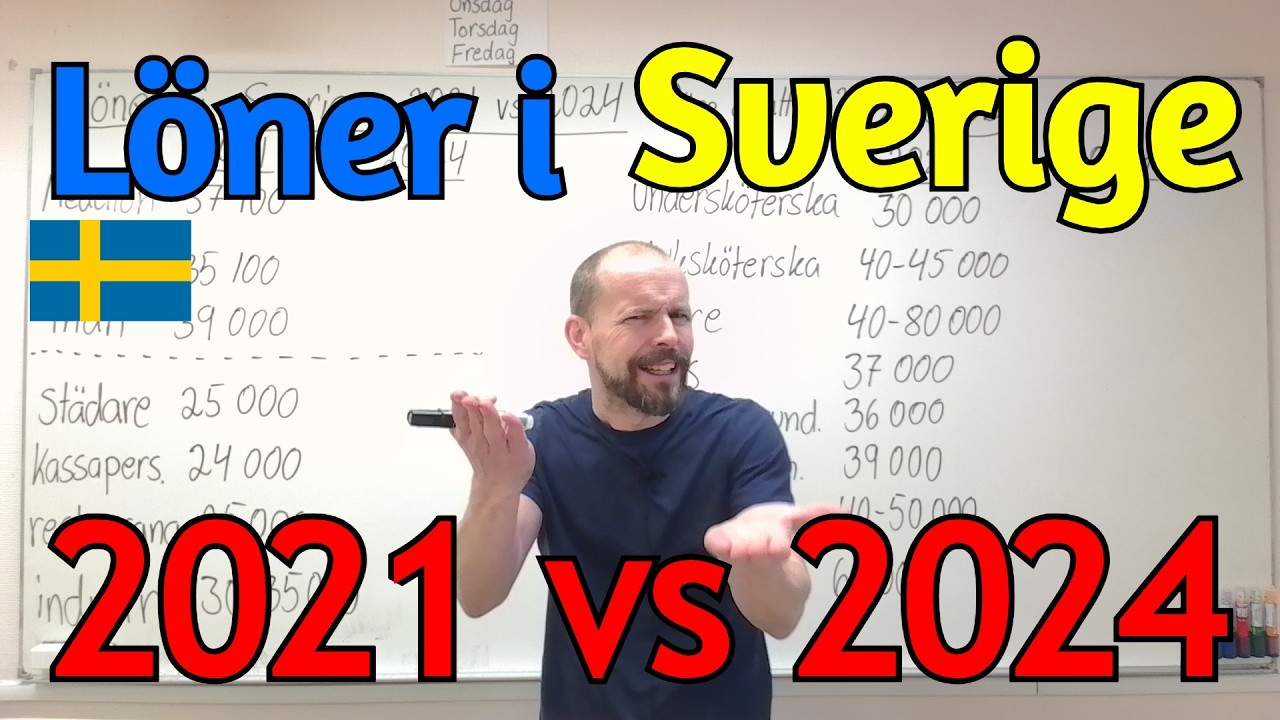 Löner i Sverige 2021 vs 2024, SFI