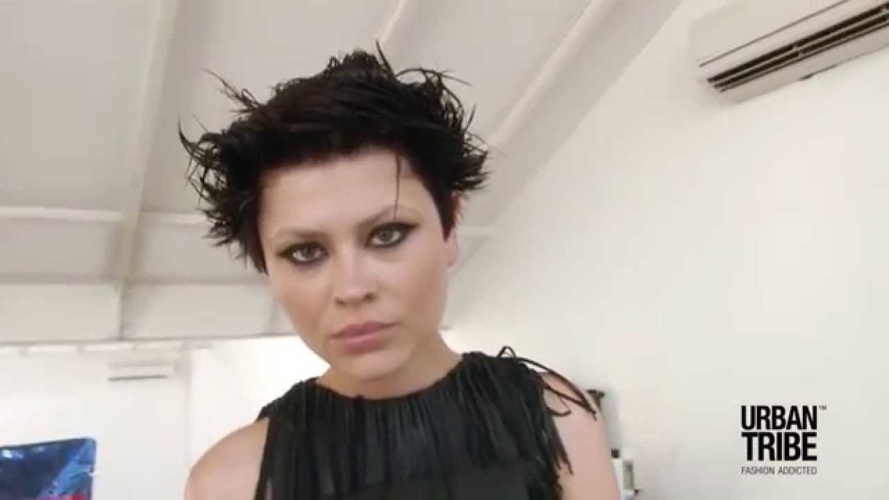 wet style on short hair / effetto bagnato su capelli corti