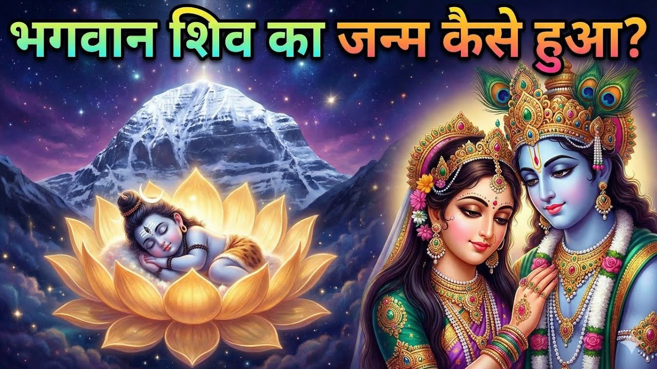 जानिए भगवान शिव का जन्म कैसे हुआ? KNOW HOW LORD SHIVA WAS BORN? 