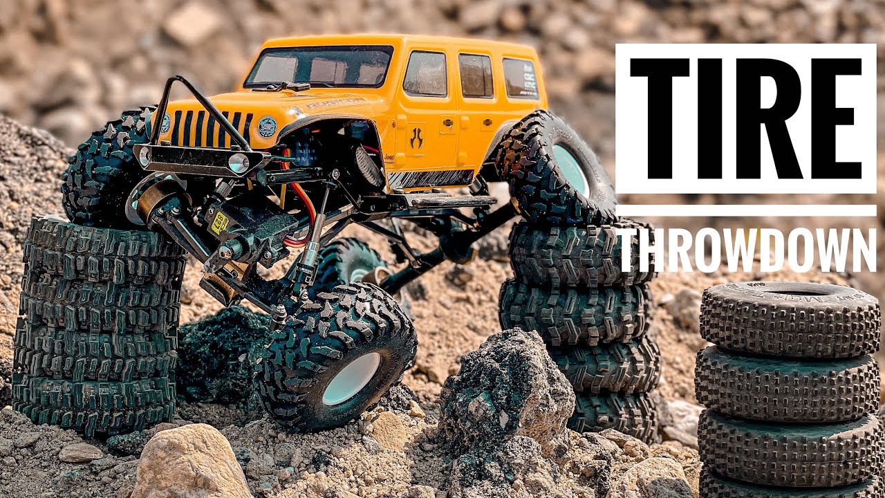 1.0 Tire Comparison - Testing the BIGGEST tires for the SCX24