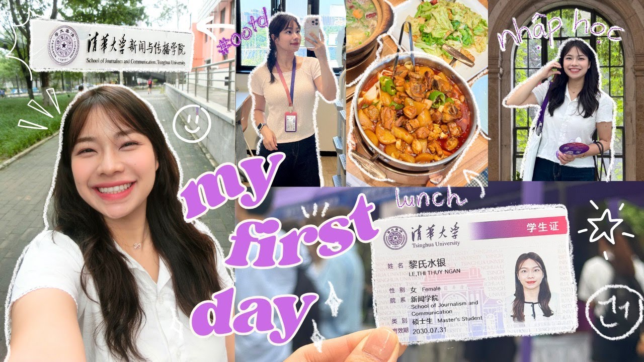 ngày đầu đi nhập học thạc sĩ của mình (˶˃ ᵕ ˂˶) vlog du học trung quốc 🇨🇳