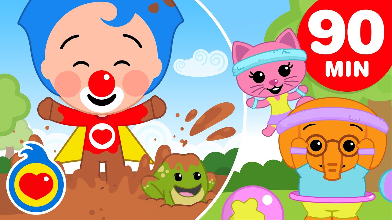 Playing In the Mud + More Kids Songs ♫ Plim - The Kindness Hero (90+ Min)