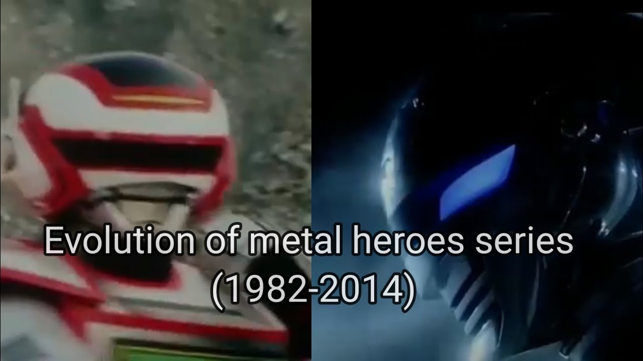 Evolution of metal heroes series (1982-2014)