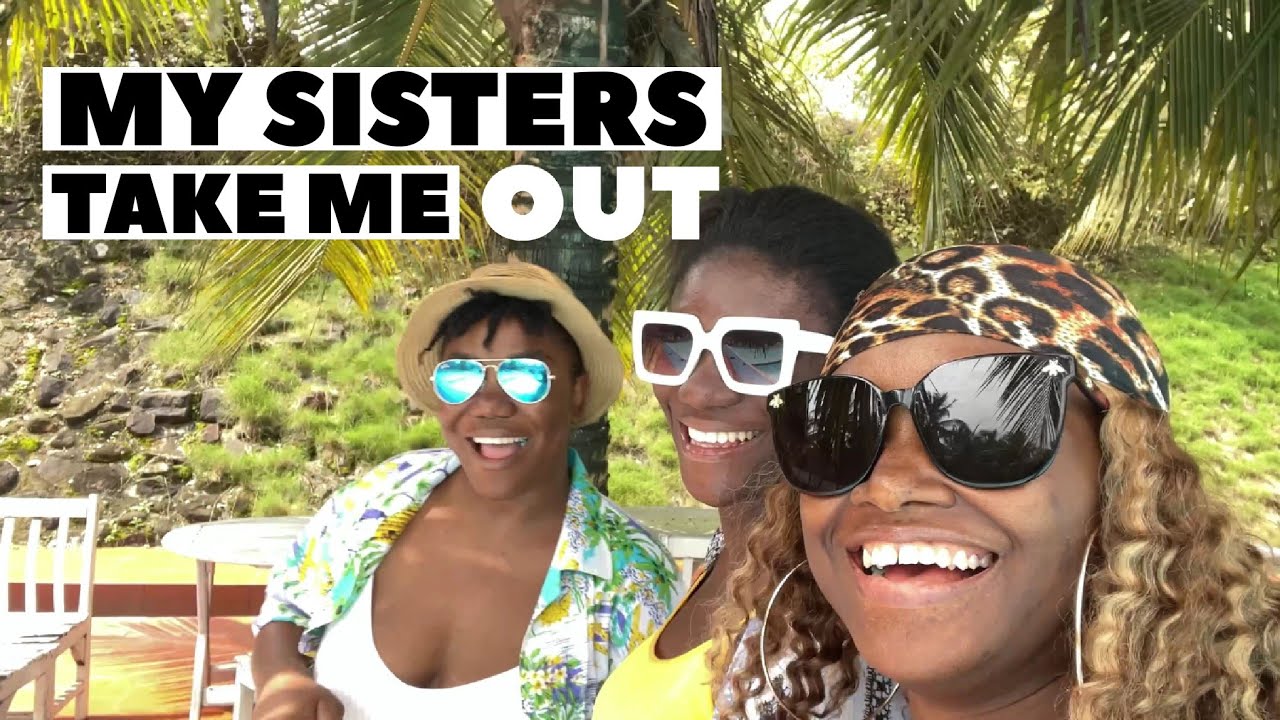 Liberia : My Sisters Take Me Out | John Gbedze Beach | Marshall Liberia, Liberian Vlog