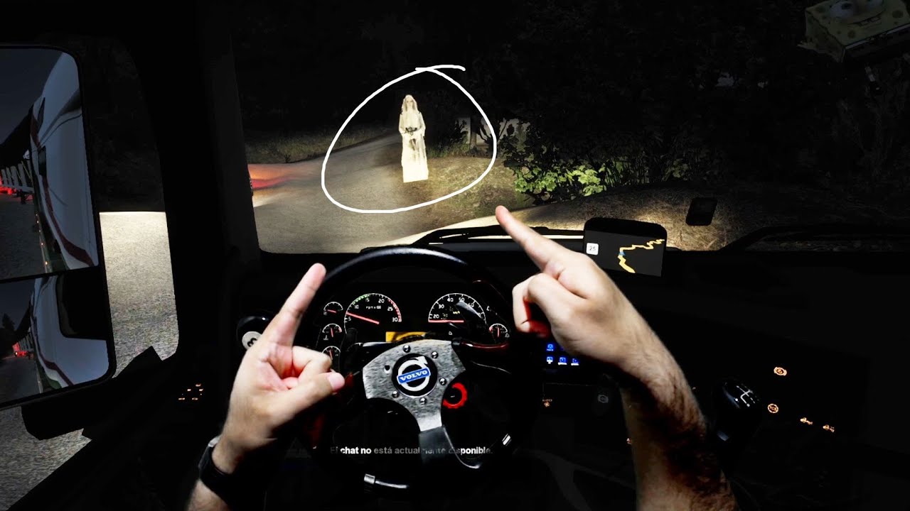 Se aparece la Llorona Camion Volvo Mapa de mexico American Truck Simulator