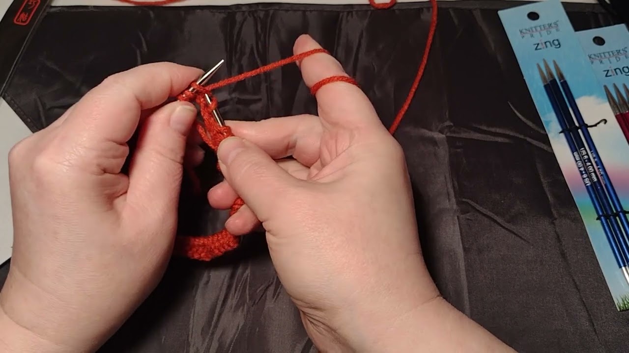 knitting a tube sock #knitting #knittersofinstagram #knitsocks