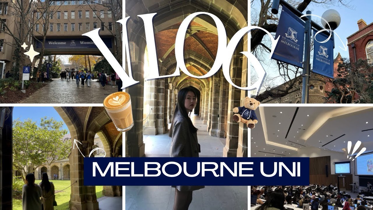 UNIMELB VLOG 👩🏻‍💻: Making Friends, Study Tips, Campus Tour & Life as a Student