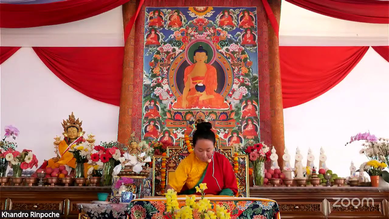 Day 3 of the Preliminary Teachings with Khandro Rinpoche