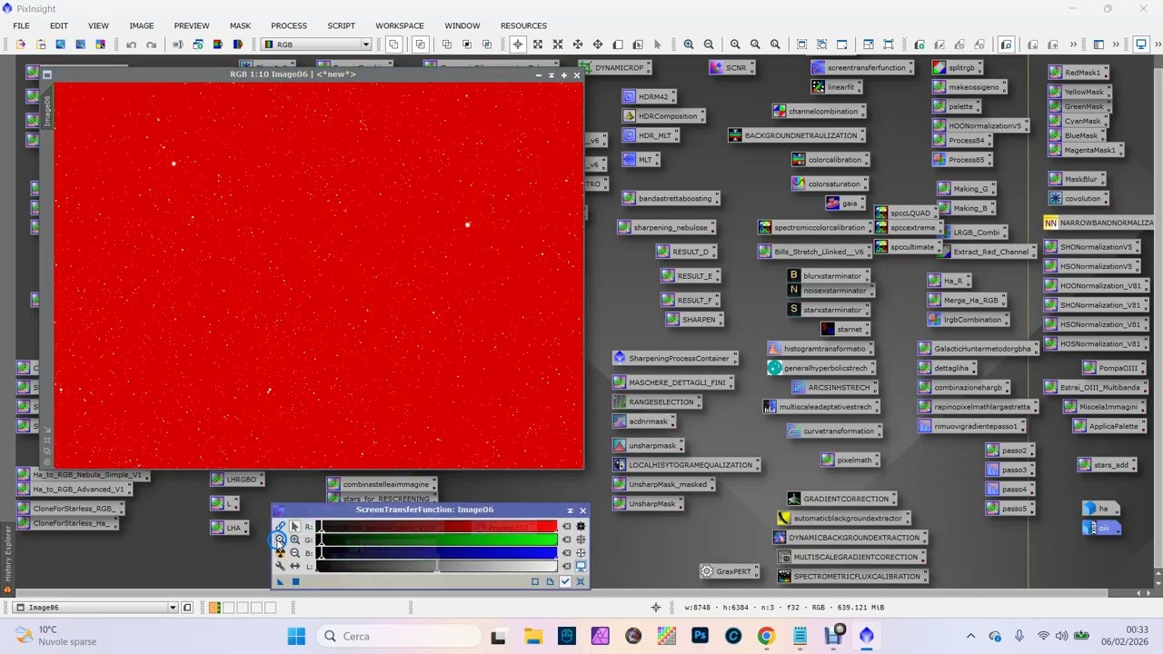 PIXINSIGHT PHOTOSHOP SU NEBULOSA