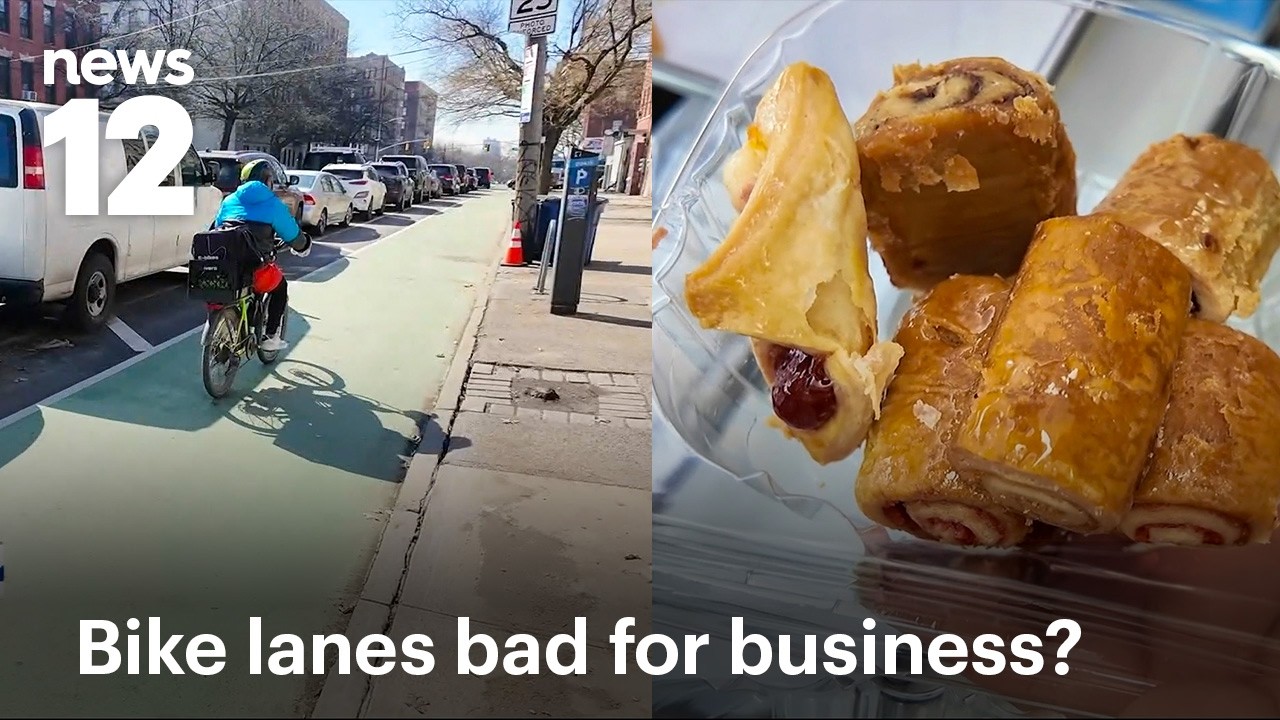 Владелица пекарни в Бронксе утверждает, что велодорожка вредит бизнесу.