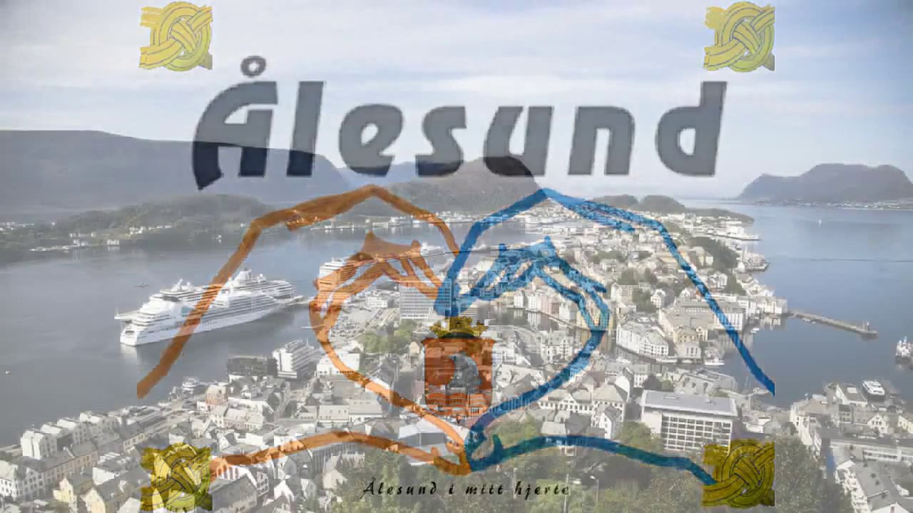 E elska Ålesund - Aalesund - Best city Norway - Norges peneste by - Vakreste by - Aafk - Jugend