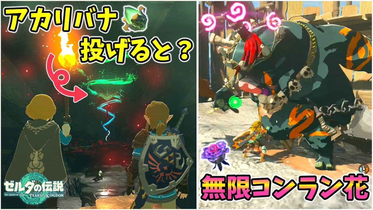 プロローグに大岩を送り詰ませてみた･ビームストレージなど小ネタ集(ver1.1.1)【ティアキン TotK】裏技 バグ 検証 ゆっくり実況 glitch