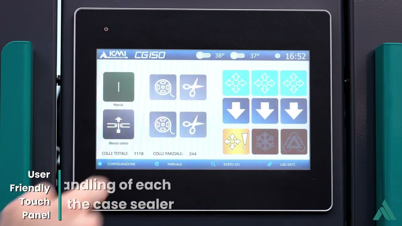 Fully automatic random WAT case sealer CG150