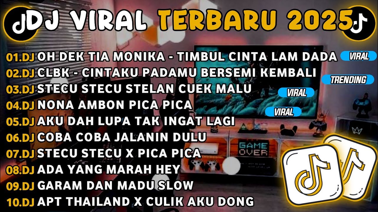 DJ TIKTOK TERBARU 2025||DJ OH DEK TIA MONIKA🎵DJ CINTAKU PADAMU BERSEMI KEMBALI FULL ALBUM