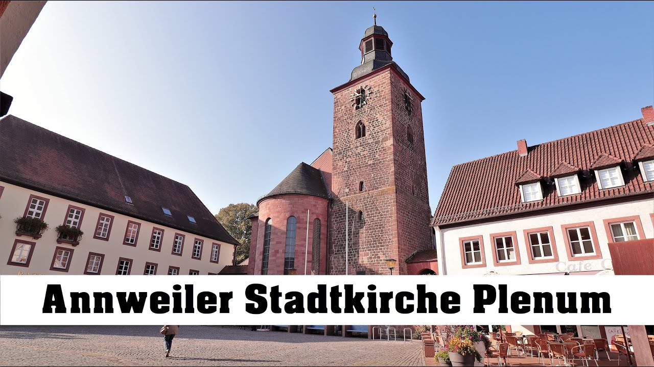ANNWEILER am Trifels (D), prot. Stadtkirche, Vollgeläut